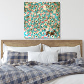 Verdrietig Wonderland Alice Patroon Canvas Afdruk (Insitu (Slaapkamer))