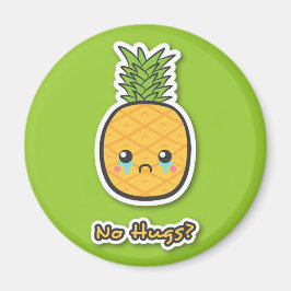 Verdrietige Ananas die geen knuffels krijgt Magneet