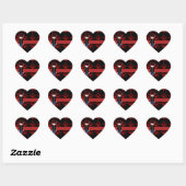 Verdrietige eenzame Emo-jongen Hart Sticker (Vel)