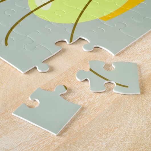 verdrietige kat puzzel legpuzzel (Zijkant)