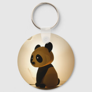 Verdrietige Panda Sleutelhanger
