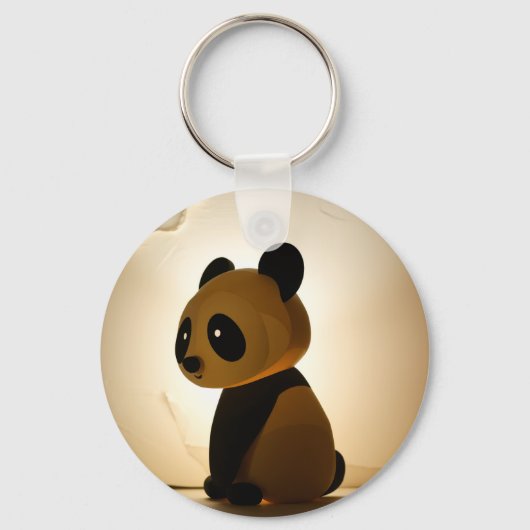 Verdrietige Panda Sleutelhanger (Voorkant)