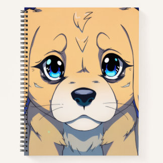 Verdrietige Puppy Notitieboek