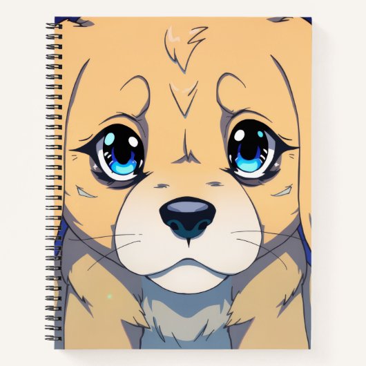 Verdrietige Puppy Notitieboek (Voorkant)