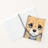 Verdrietige Puppy Notitieboek (Binnen)