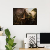 Verdrijving uit Eden (1828) - Thomas Cole Poster (Thuiskantoor)