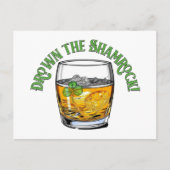 Verdrink de Shamrock Sheelah's Day Briefkaart (Voorkant)