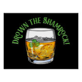 Verdrink de Shamrock Sheelah's Day Perfect Poster (Voorkant)