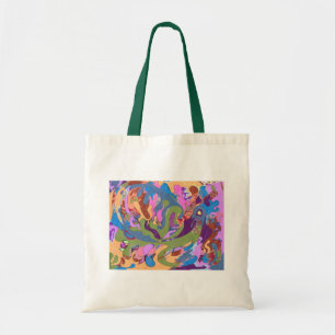 "Verdrinkingskunst" Abstracte kunst Tote Bag