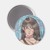 Verdronken zeemeermin magneet (Voorkant / Achterkant)