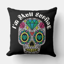 Verdroogd Abstract Sierkussen van de schedel