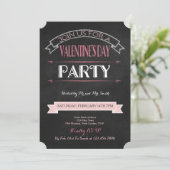 Verdroogd alkbord | Uitnodiging van de partij Vale (Staand voorkant)