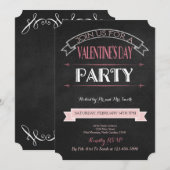 Verdroogd alkbord | Uitnodiging van de partij Vale (Voorkant / Achterkant)