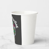 Verdroogde Abstracte koppen van schedel Papieren Bekers (Links)