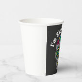 Verdroogde Abstracte koppen van schedel Papieren Bekers (Rechts)