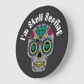 Verdroogde Abstracte schedel Grote klok (Hoek)