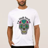 Verdroogde Abstracte schedel T-shirt (Voorkant)