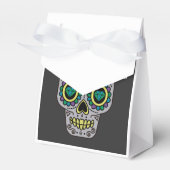 Verdroogde Abstracte skull-hoestdoos Bedankdoosjes (Voorkant Zijde)