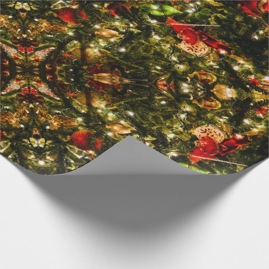 Verdroogde boom cadeaupapier (Hoek)