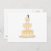 Verdroogde bruiloft briefkaart (Voorkant / Achterkant)