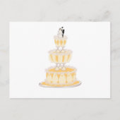 Verdroogde bruiloft briefkaart (Voorkant)