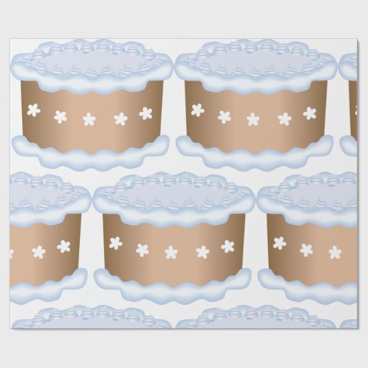 Verdroogde Cake Cadeaupapier (Vlak)