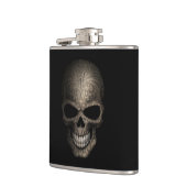 Verdroogde Donkere schedel Heupfles (Links)