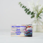 Verdroogde drakenboten in Taiwan Visitekaartje (Staand voorkant)