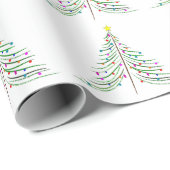Verdroogde kerstbomen cadeaupapier (Rol Hoek)