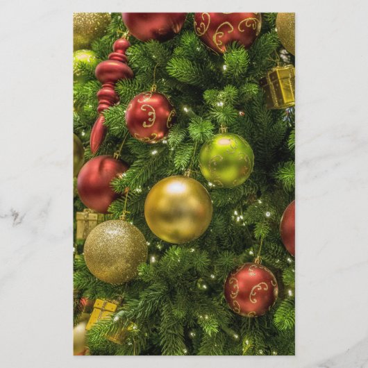 Verdroogde kerstboom briefpapier (Voorkant)