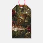 Verdroogde kerstboom cadeaulabel (Voorkant)