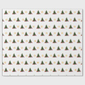 Verdroogde kerstboom cadeaupapier (Vlak)