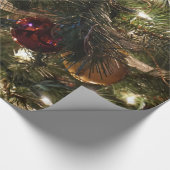 Verdroogde kerstboom cadeaupapier (Hoek)