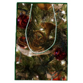 Verdroogde kerstboom Elegant Medium Cadeauzakje (Achterkant)