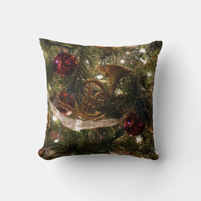 Verdroogde kerstboom kussen (Voorkant)