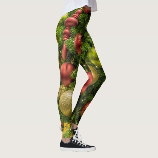 Verdroogde kerstboom leggings (Rechts)