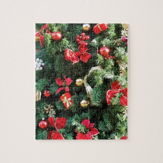 Verdroogde kerstboom legpuzzel (Verticaal)
