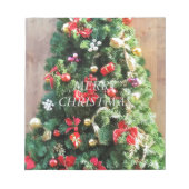 Verdroogde kerstboom notitieblok (Voorkant)