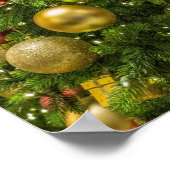 Verdroogde kerstboom poster (Hoek)