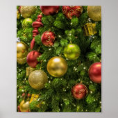 Verdroogde kerstboom poster (Voorkant)