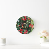 Verdroogde kerstboom ronde klok (Huis)