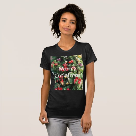 Verdroogde kerstboom t-shirt (Voorkant volledig)