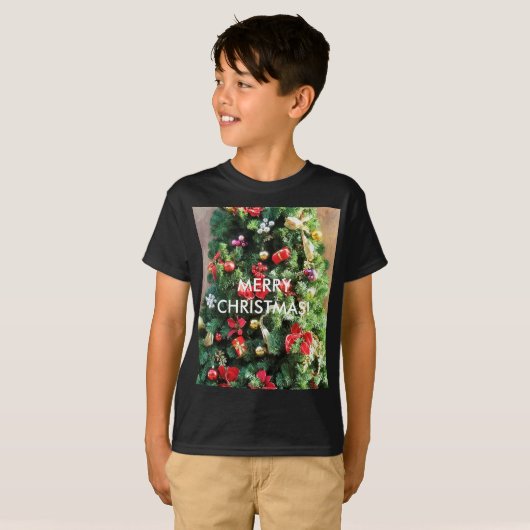 Verdroogde kerstboom t-shirt (Voorkant volledig)
