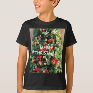 Verdroogde kerstboom t-shirt
