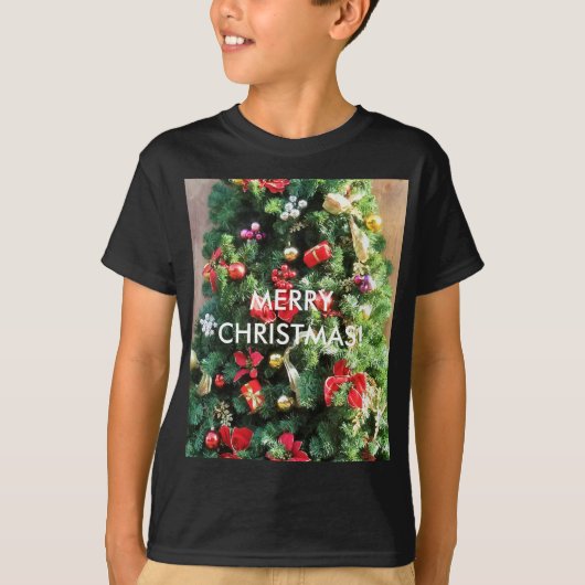 Verdroogde kerstboom t-shirt (Voorkant)