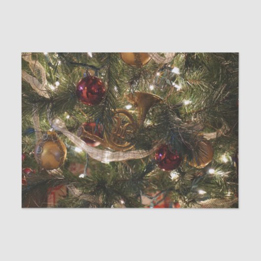 Verdroogde kerstboom tissuepapier (Voorkant)