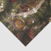 Verdroogde kerstboom tissuepapier (Detail)