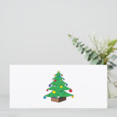 Verdroogde kerstboomcartoon (Staand voorkant)