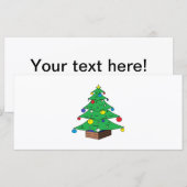 Verdroogde kerstboomcartoon (Voorkant / Achterkant)