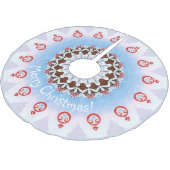 Verdroogde kersttang kerstboom rok (Gekanteld)